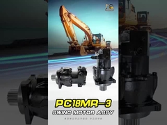 Jak wymienić silnik obrotu koparki Komatsu PC18MR-3