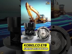 Wideo ze skrzyni redukcyjnej obrotu koparki E70