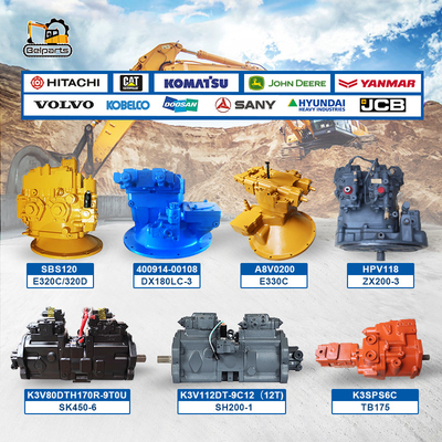 Części koparki hydraulicznej E330C SH200-1 SK480-6 ZX200-3 Do pompy głównej Kobelco Hitachi K3V180DT K3V112DT