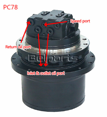 Belparts Travel Motor Assy TM09 GM09 Ekskawator Final Drive PC78US-6 PC78 21W-60-2213