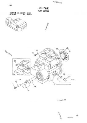 ZX460LCH-HCME,9184686 4432815 9199338,ZX470-5G, ZX470H-5G, ZX470LC-5G, ZX470LCH-5G, ZX470LCR-5G, ZX470R-5G, ZX480MT, ZX480MTH, ZX500LC, ZX500LCH Pompa główna hydrauliczna do Hitachi